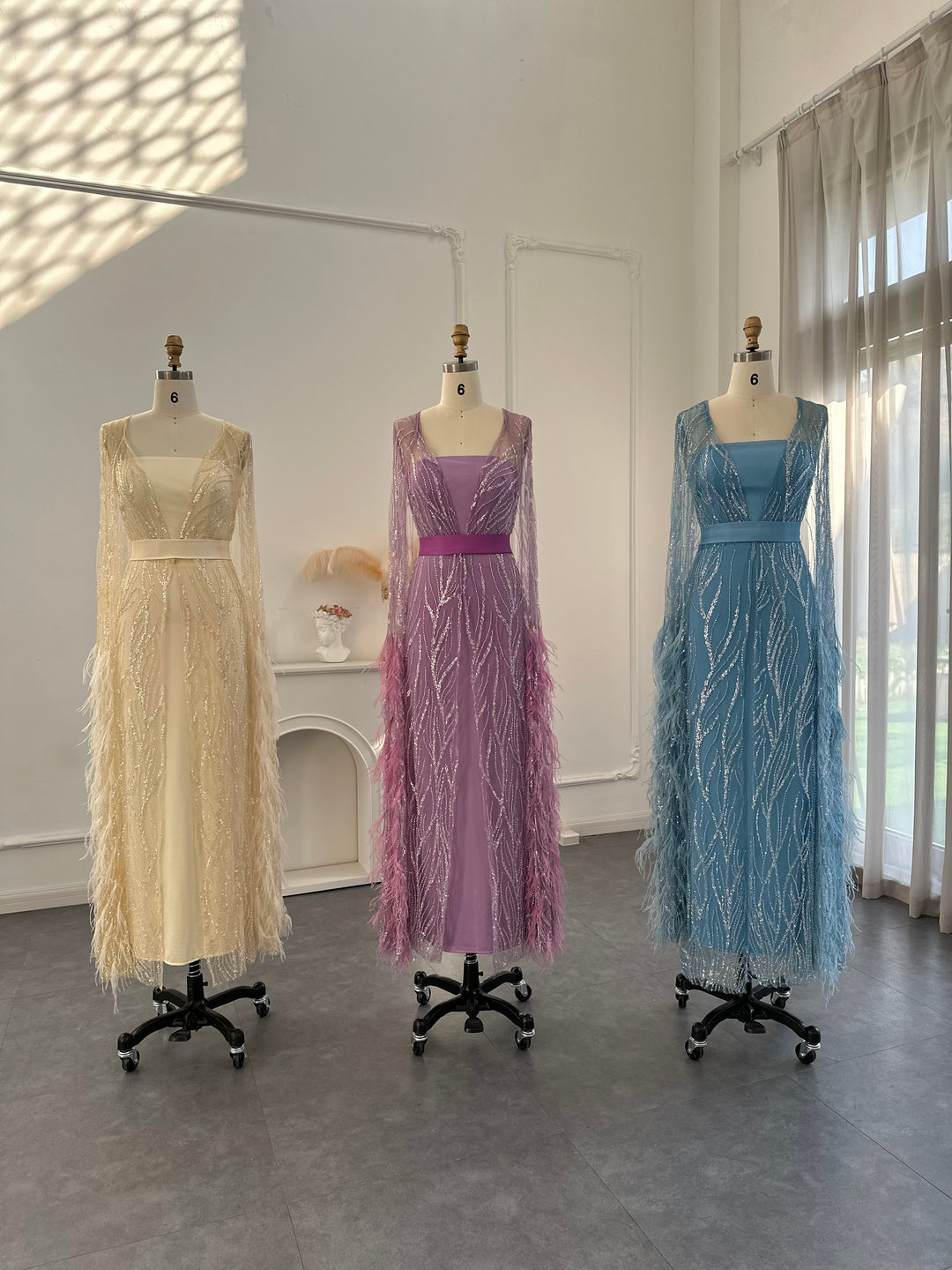 Lilac Mermaid Luxury Evening Dresses