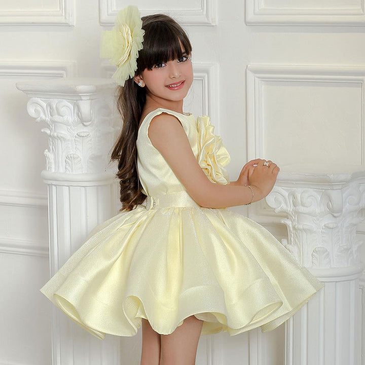 DreamyVow Yellow Girl Dress Princess Birthday Wedding Party Gown J186