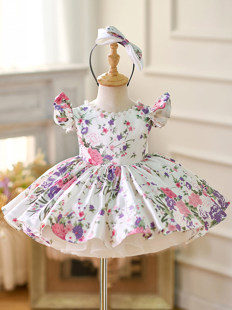 DreamyVow Lilac Baby Adorable Knee Length Birthday Girl Dress J050