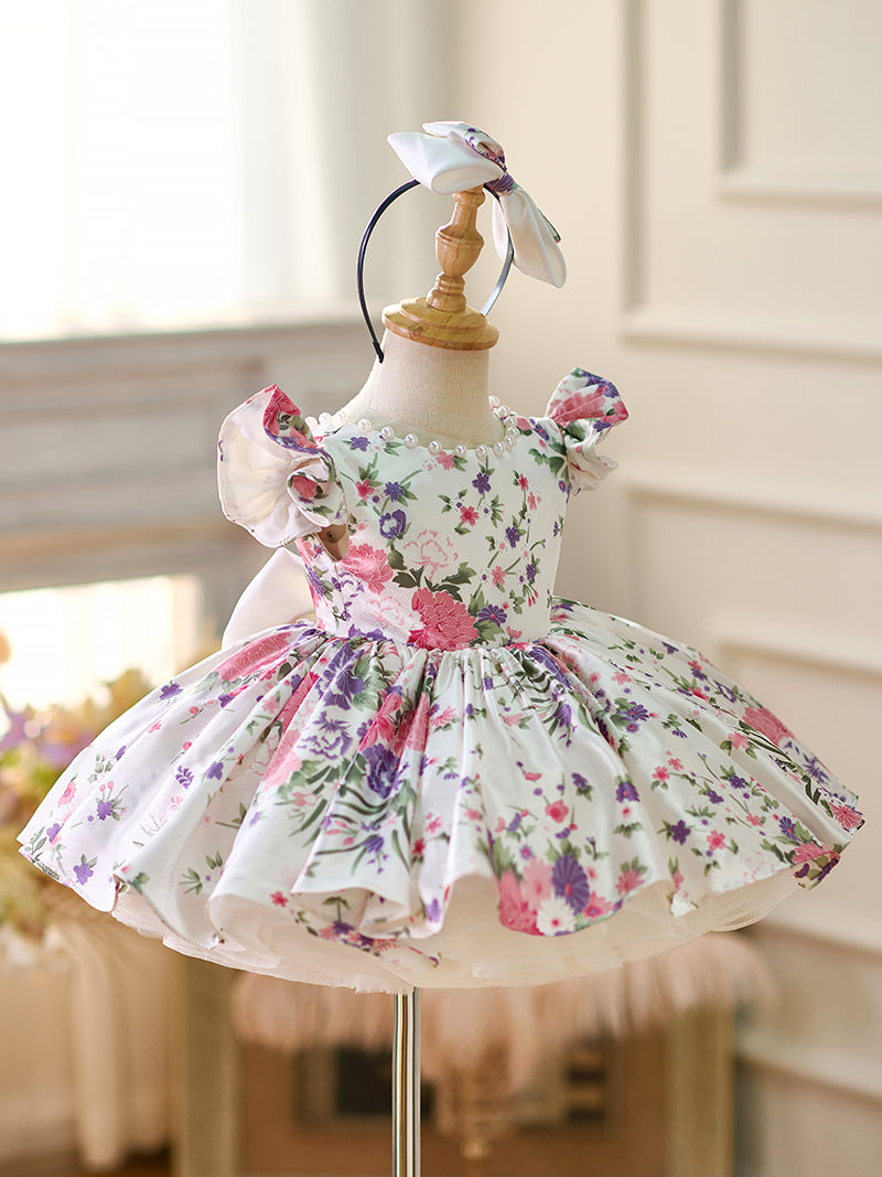 DreamyVow Lilac Baby Adorable Knee Length Birthday Girl Dress J050