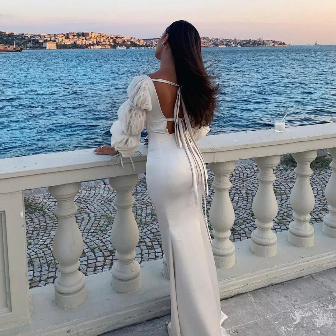 Off white party dresses best sale